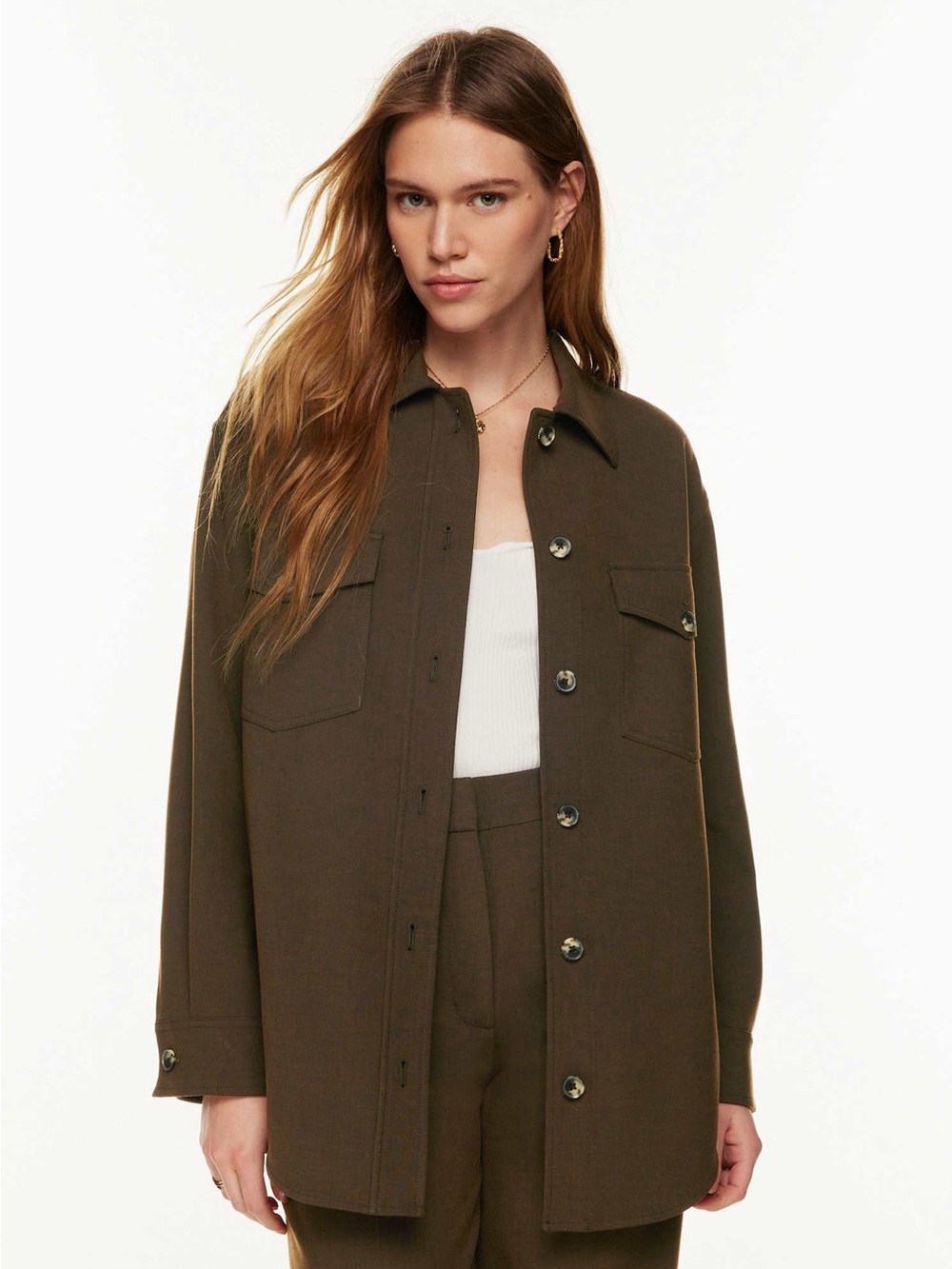 Wilfred The Ganna™ Jacket – Rich Brown – Size Medium – NWT